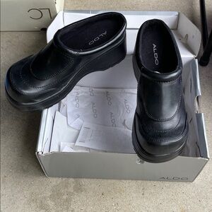 ALDO Kids Black Dress Shoes